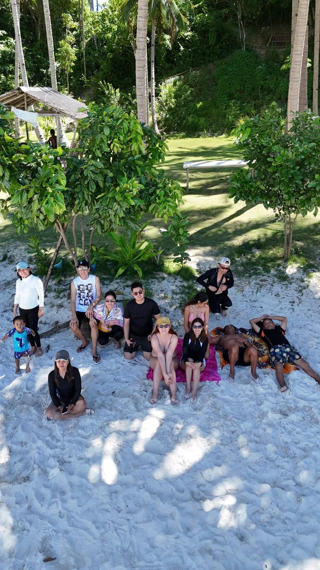 Guests relaxing on the beach